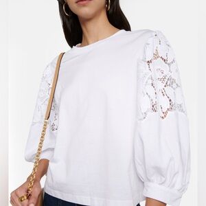 See By Chloe lace panel top